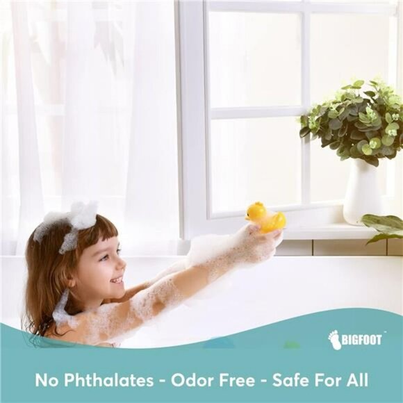 BigFoot Shower Curtain Liner 72x72 Clear PEVA Waterproof Bathroom Curtain - Picture 7 of 8